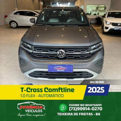 VOLKSWAGEN T-CROSS 1.0 200 TSI TOTAL FLEX COMFORTLINE AUTOMÁTICO